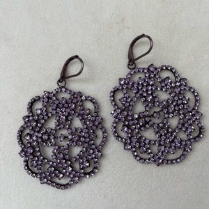 Rhinestone earrings